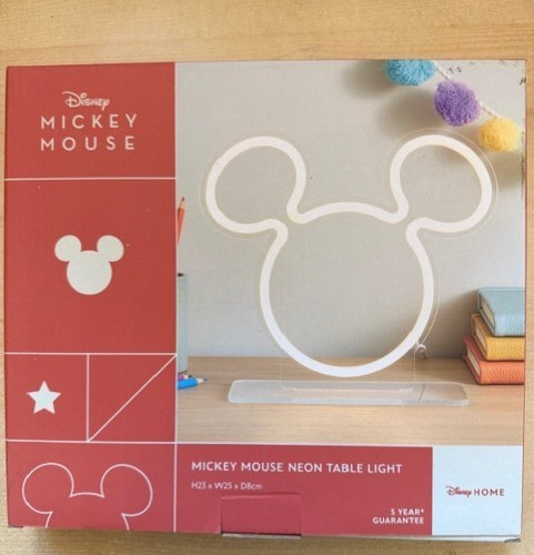 Disney mickey mouse neon table - mickey,