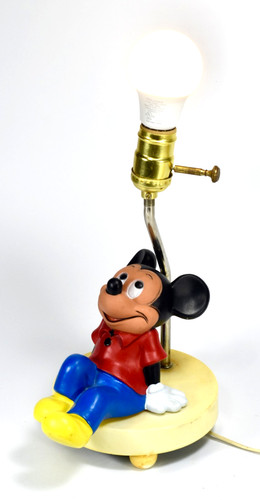 Vintage mickey mouse lamp walt - mickey,