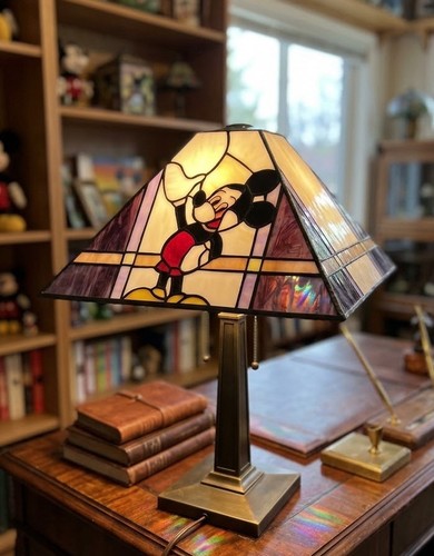 Vintage mickey mouse - vintage, stained